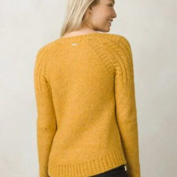 prANA Pia Sweater Curry XS - Picture 2 of 6